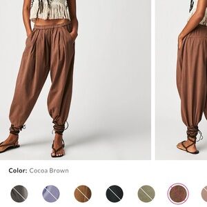 Free People brown pants
